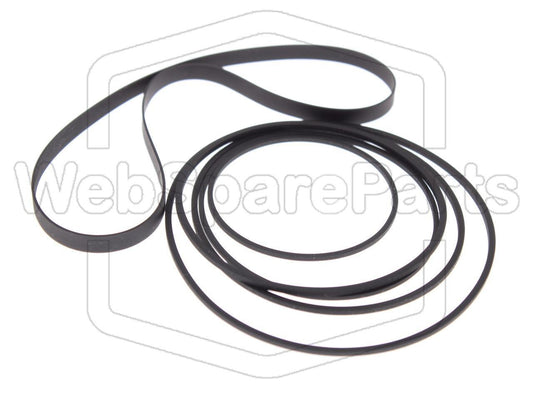 Kit Correias Para Deck de Cassetes Duplo Kenwood X-3WX (MIDI M-30)