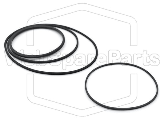 Kit Correias Para Deck de Cassetes Sharp RT-W500H
