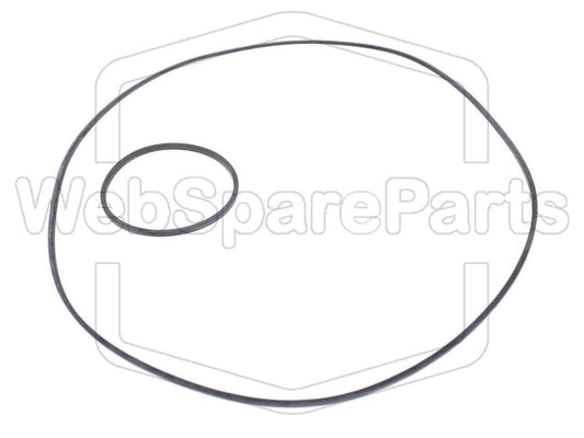 Kit de correias para auto-rádio com CD e cassetes Pioneer FHP-4100