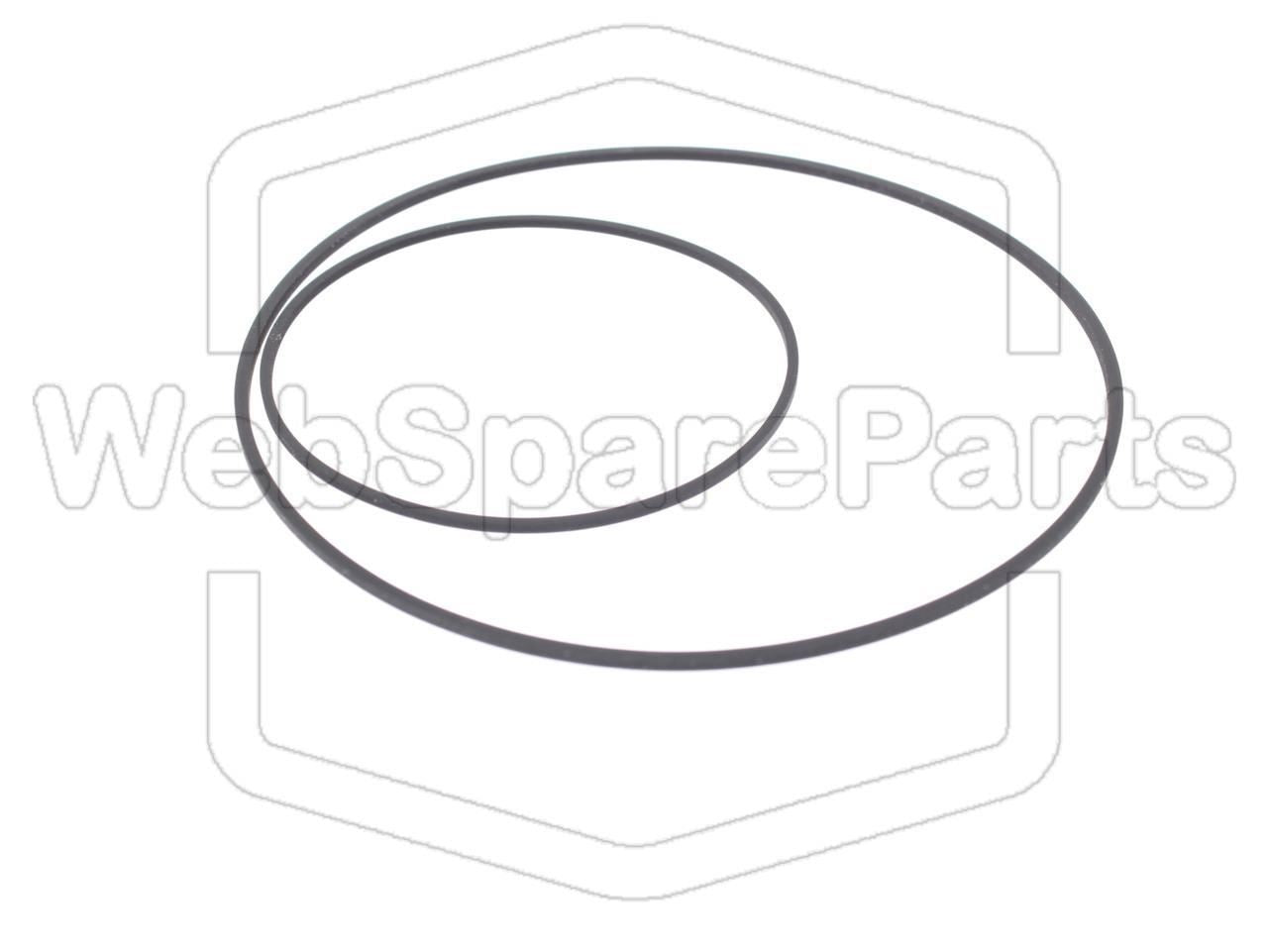 Kit de correias para auto-rádio leitor de cassetes Philips AC744 22AC744