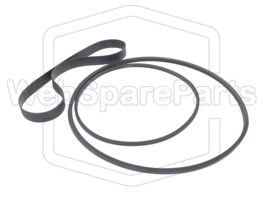 Kit Correias Para Video Cassette Sanyo VTC-5500 Betamax