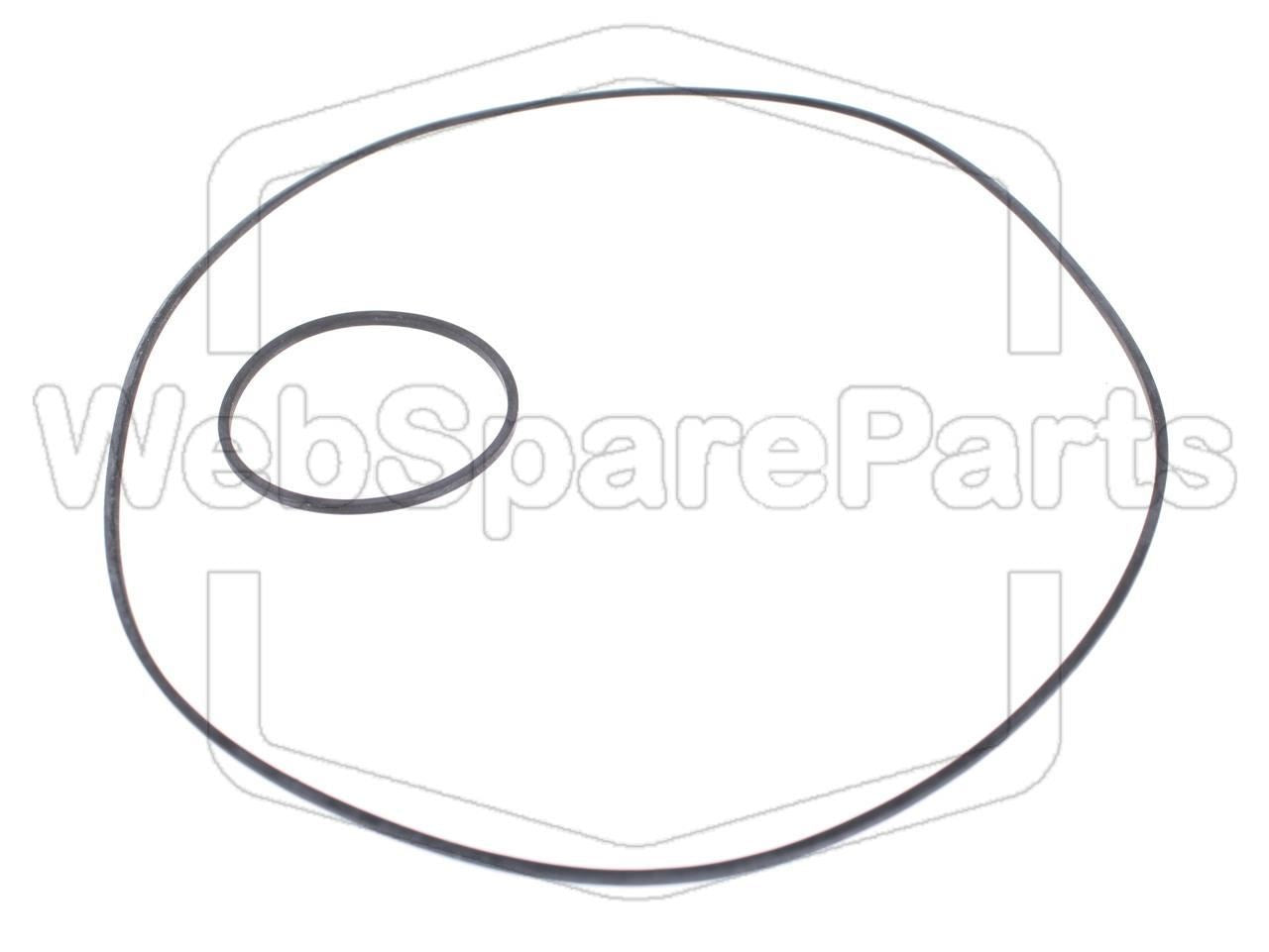 Kit de correias para auto-rádio leitor de cassetes Sharp RG-7000