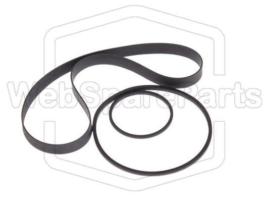 Kit Correias Para Leitor de Cassetes Stereo Kenwood KX-9050