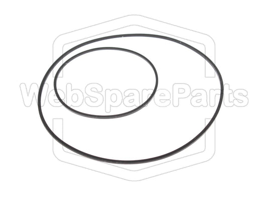Kit de correias para walkman leitor de cassetes Singer W-66D