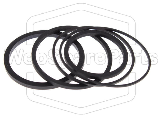 Kit Correias Para Video Cassette Fisher VBS-7600 Betamax