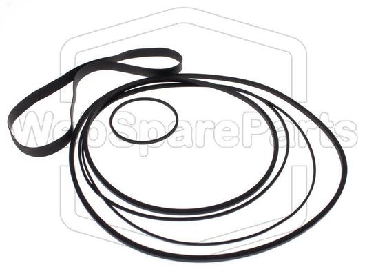 Kit de correias para video gravador Sony SL-T7 ME Betamax