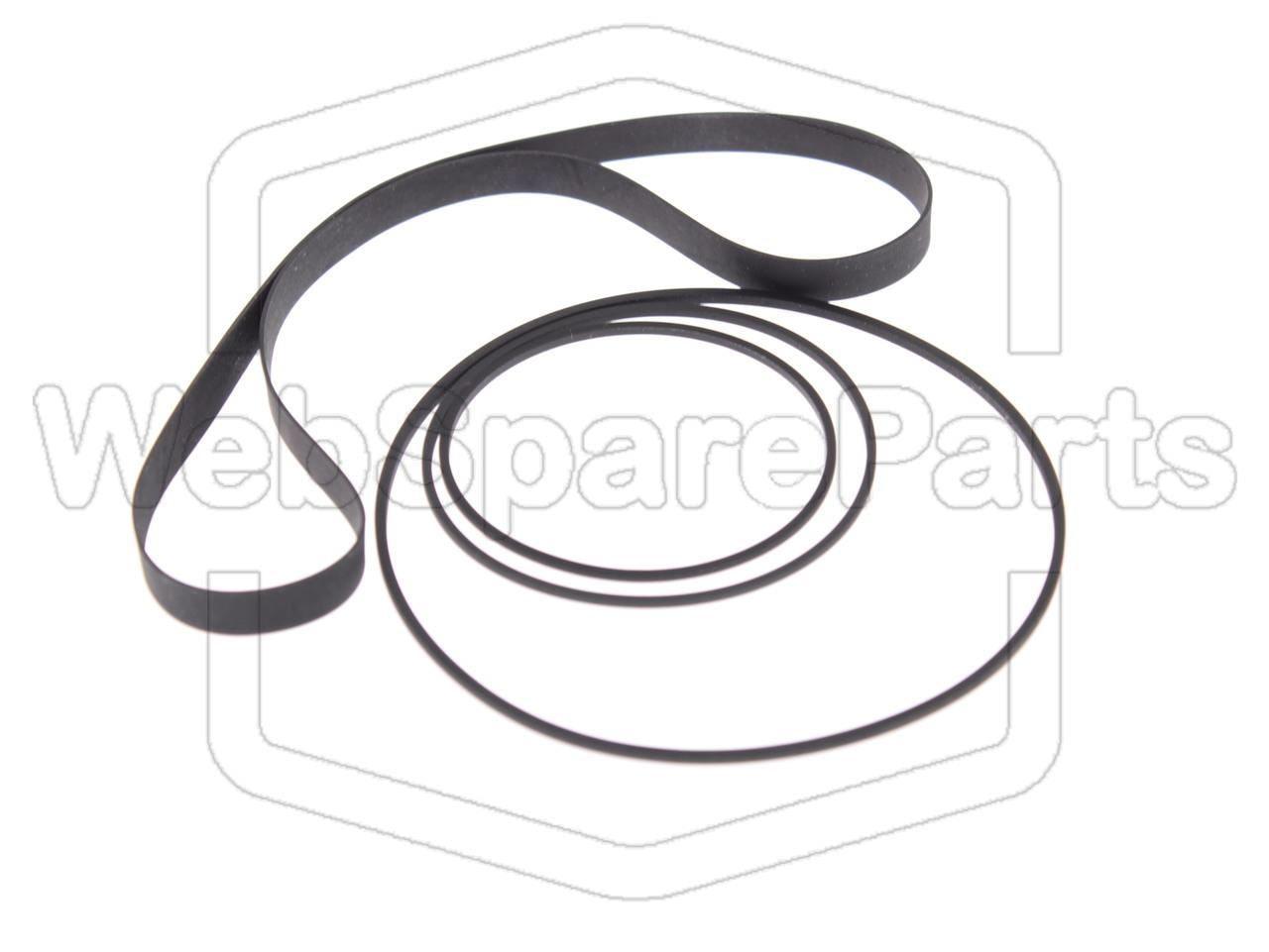 Kit Correias Para Leitor de Cassetes Stereo Kenwood KX-1060