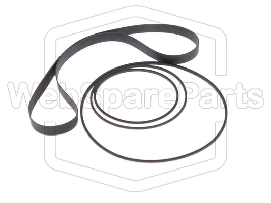 Kit Correias Para Leitor de Cassetes Stereo Kenwood KX-1060