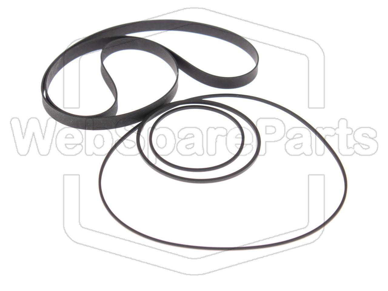 Kit Correias Para Leitor de Cassetes Stereo Kenwood KX-710