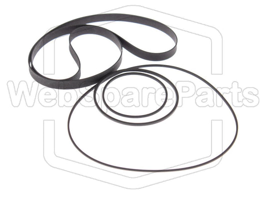 Kit Correias Para Leitor de Cassetes Stereo Kenwood KX-710