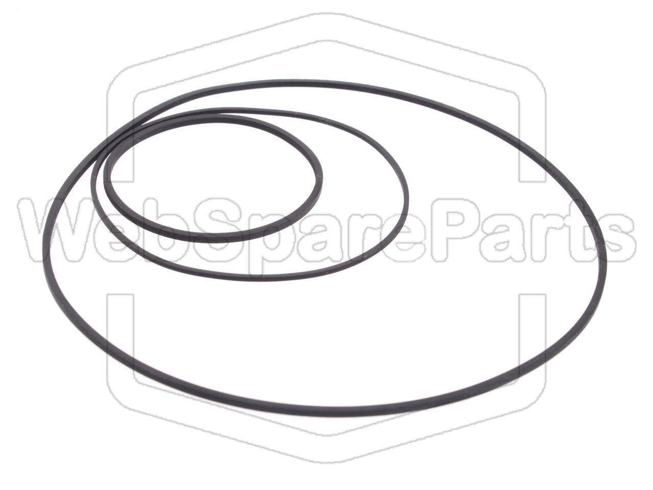 Kit Correias (Versão 1) Para Deck de Cassetes Akai GX-C44D