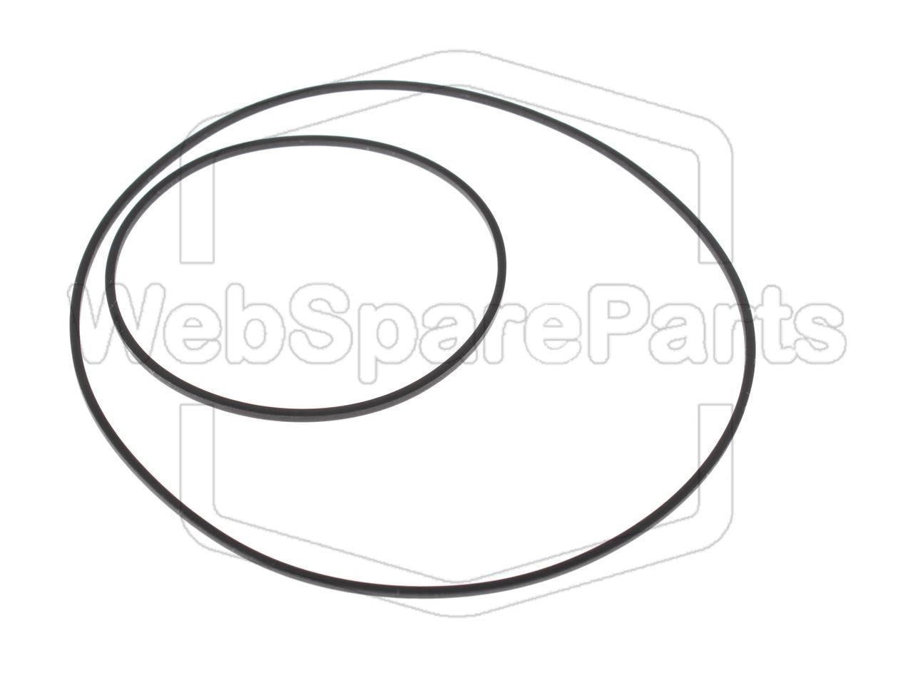 Kit de correias para deck de cassetes Silvano 717