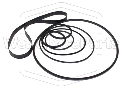 Kit Correias Para Video Cassette Sony SL-3000 Betamax