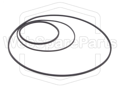 Kit Correias (Versão 1) Para Deck de Cassetes Akai GX-C39D