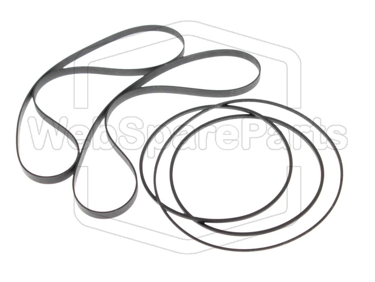 Kit de correias para deck de cassetes duplo Marantz 74 SD415