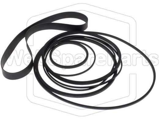 Kit Correias Para Video Cassette Toshiba V-8600 Betamax