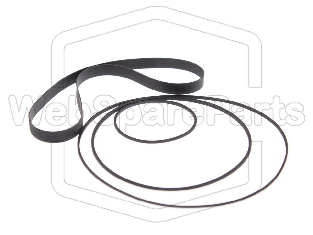 Kit Correias Para Leitor de Cassetes Stereo Kenwood KX-800