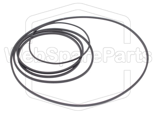 Kit de correias para rádio leitor de cassetes Philips D8067