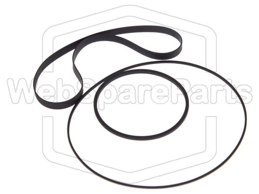 Kit Correias Para Deck de Cassetes Nakamichi ZX-9