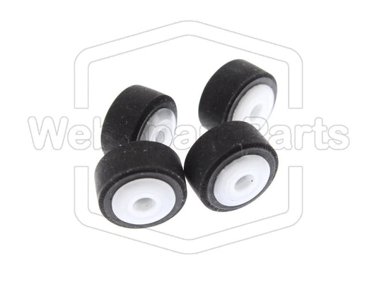 Rodas de pressão (pinch rollers) para deck de cassetes duplo Pioneer DC-Z83