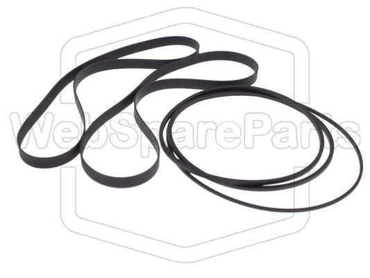 Kit Correias Para Leitor de cassetes duplo estéreo Technics RS-X40W