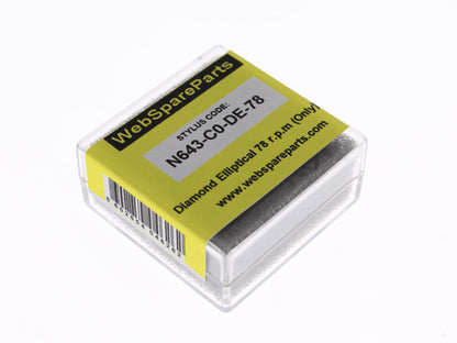 N643-C0-DC-78 Agulha Diamante Para Gira Discos (78 r.p.m)