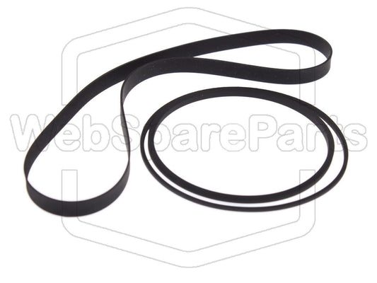 Kit de Correias (Versão 2) Para Deck de Cassetes Akai GX-C40D