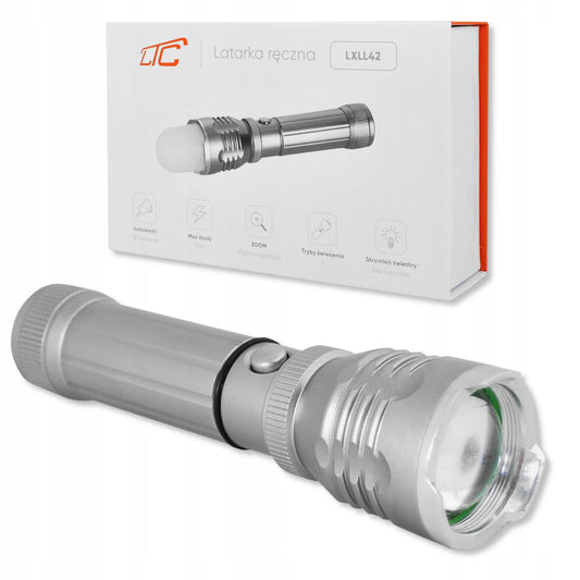 Lanterna Alumínio  Led CREE XPE 3W 260LM Recarregável