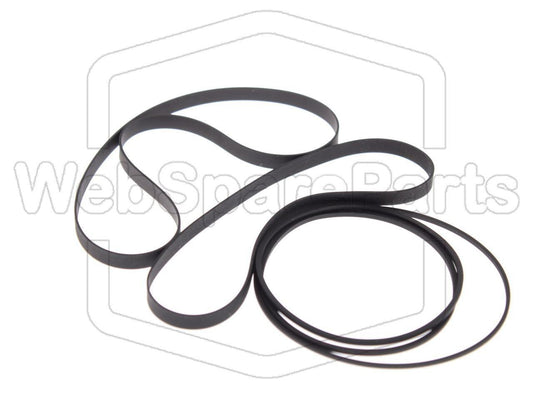 Kit Correias Para Deck de Cassetes Duplo Kenwood KX-66CW