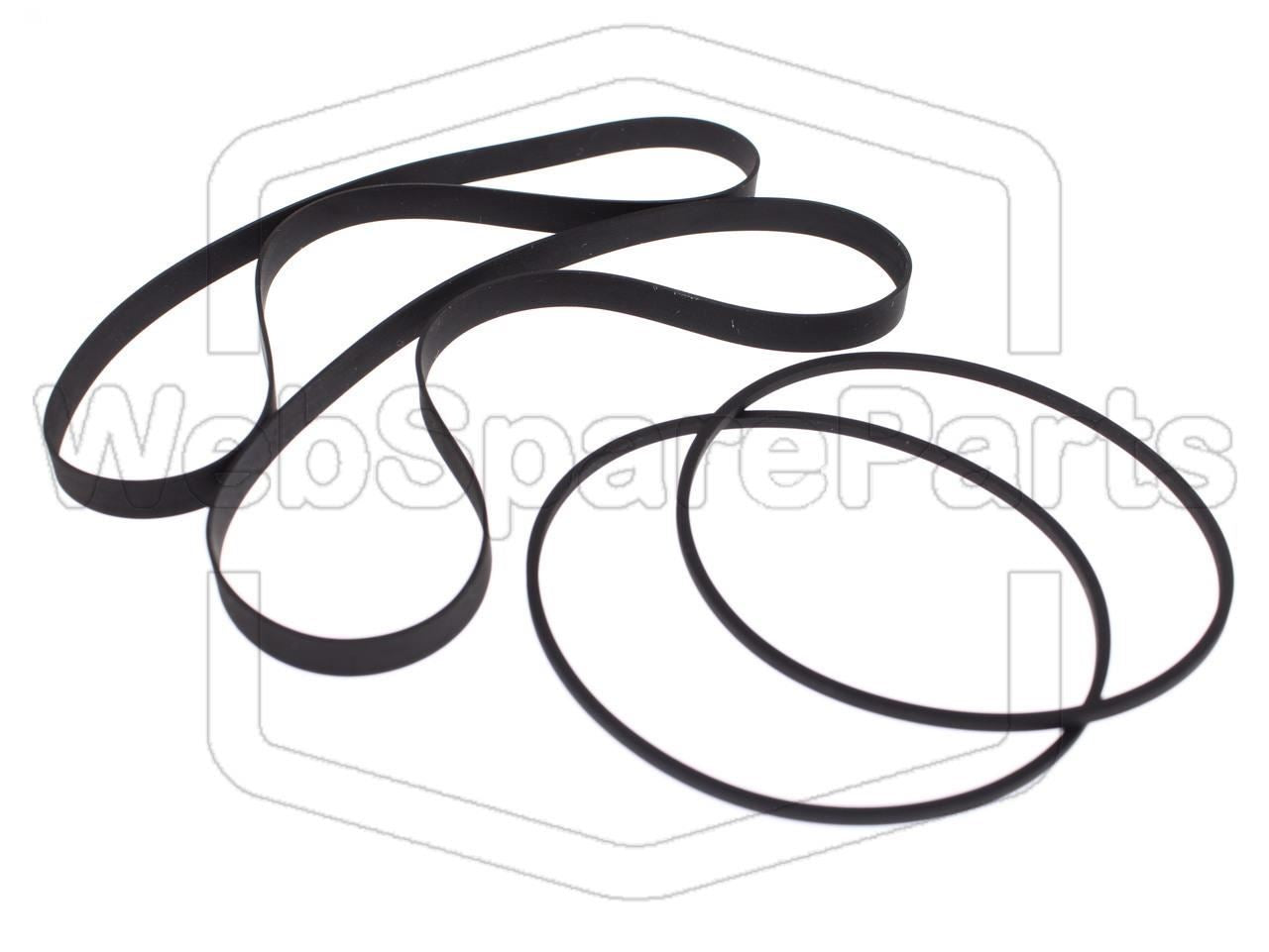 Kit Correias Para Deck de Cassetes Aiwa AD-WX828