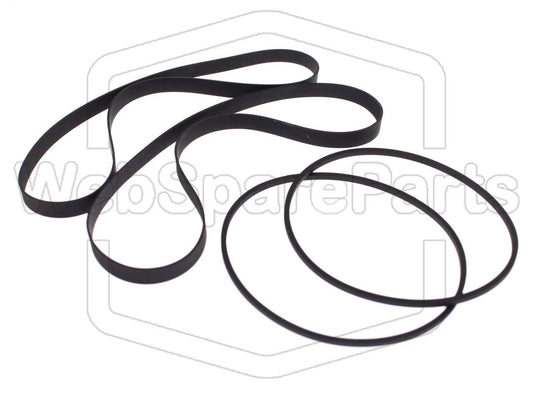 Kit Correias Para Deck de Cassetes Aiwa AD-WX828