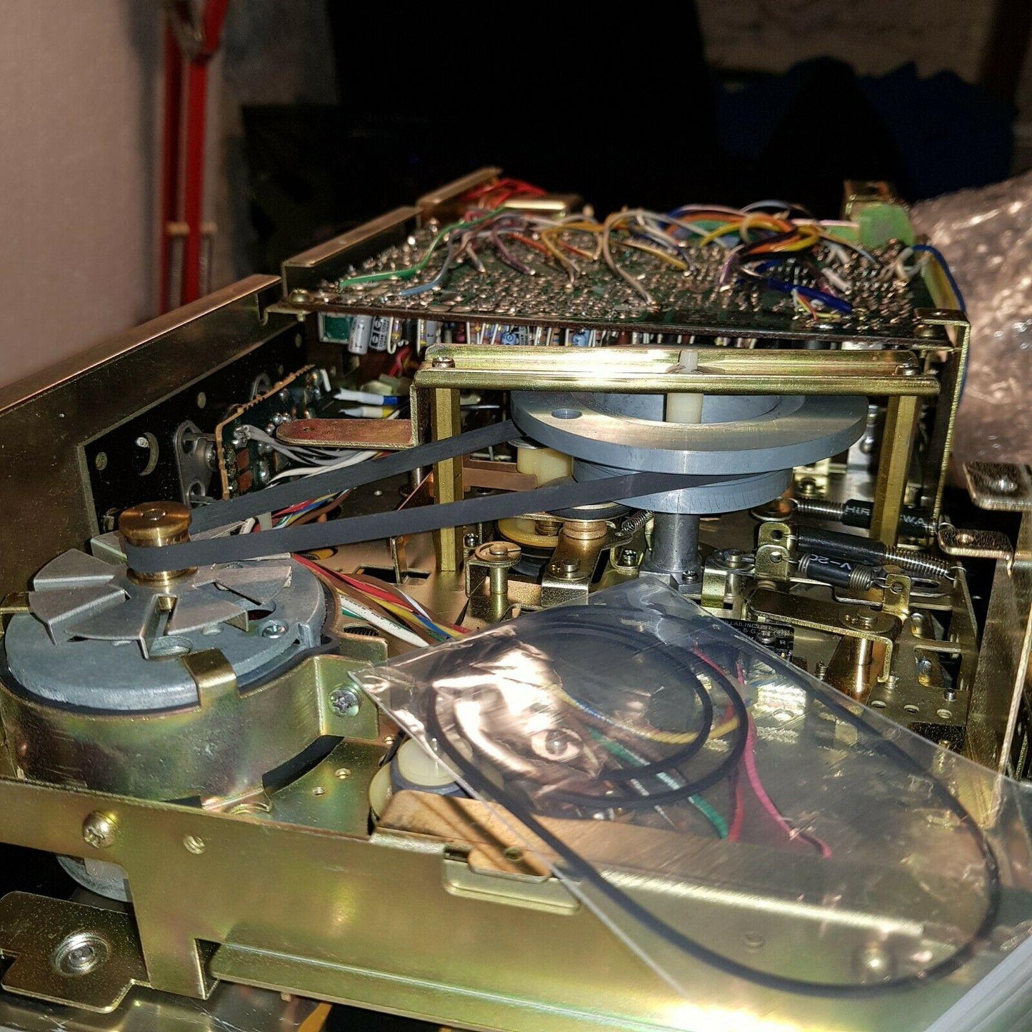 Kit de Correias (Versão 2) Para Deck de Cassetes Akai GX-C39D