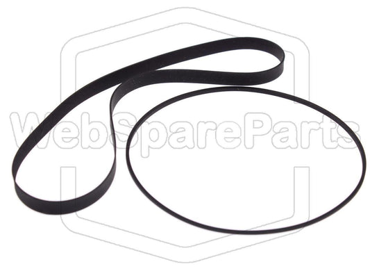 Kit Correias Para Deck de Cassetes Auto-Reverse Kenwood KX-72R