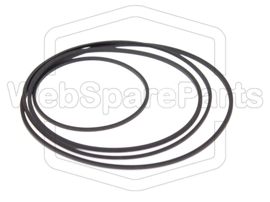 Kit Correias Para Leitor de Cassetes Stereo Kenwood KX-44