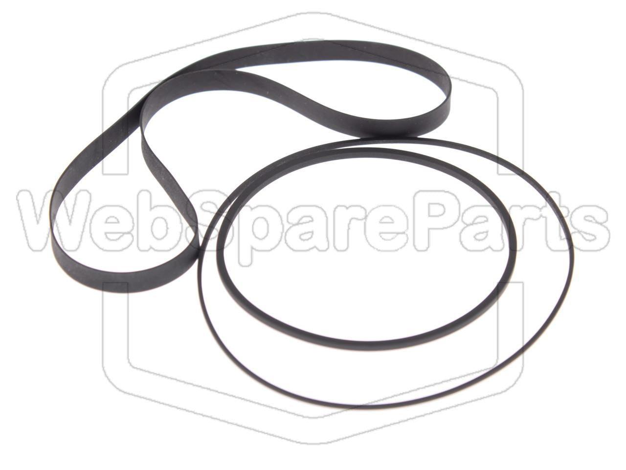 Kit Correias Para Leitor de Cassetes Stereo Kenwood KX-530