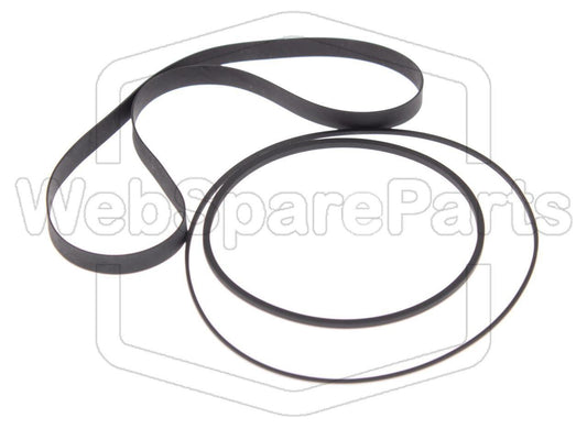 Kit Correias Para Leitor de Cassetes Stereo Kenwood KX-530