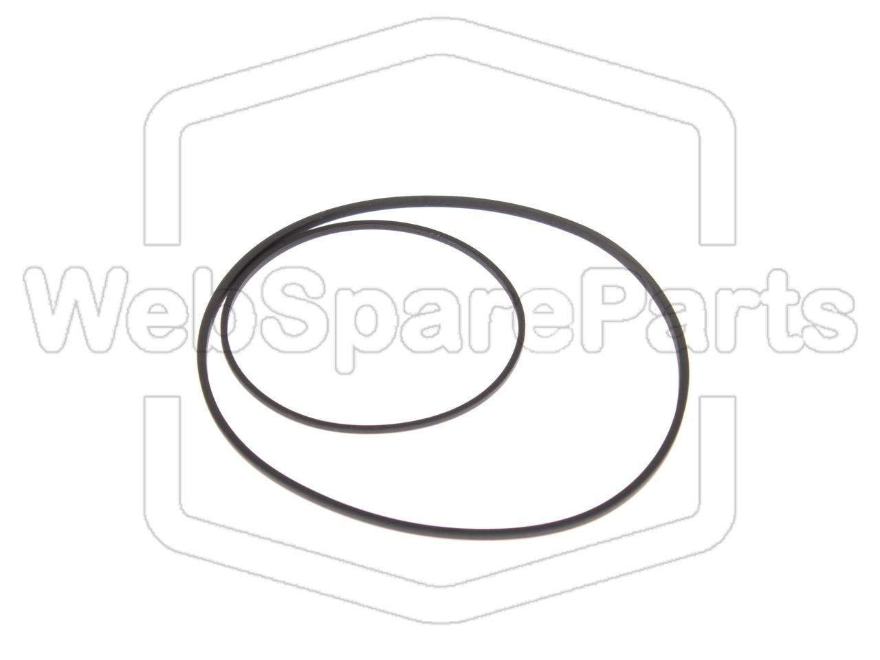 Kit de correias para auto-rádio leitor de cassetes Philips DC325 90DC325