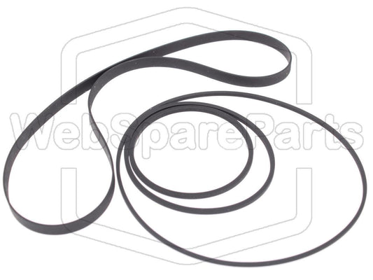Kit Correias Para Deck de Cassetes Panasonic SG-40