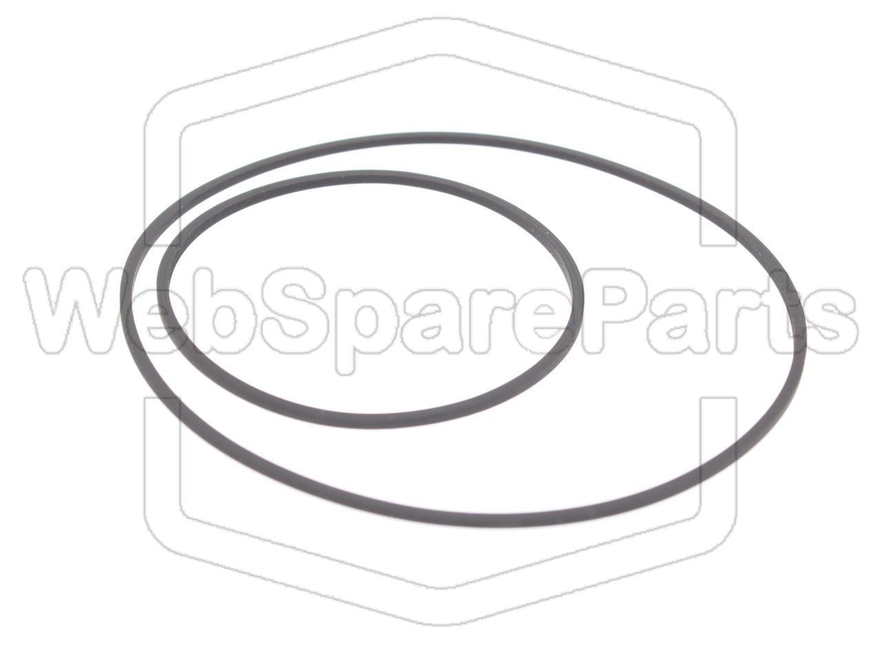 Kit de correias para rádio leitor de cassetes Aiwa CSD-FD94