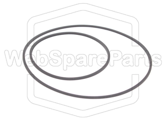 Kit de correias para rádio leitor de cassetes Aiwa CSD-FD94