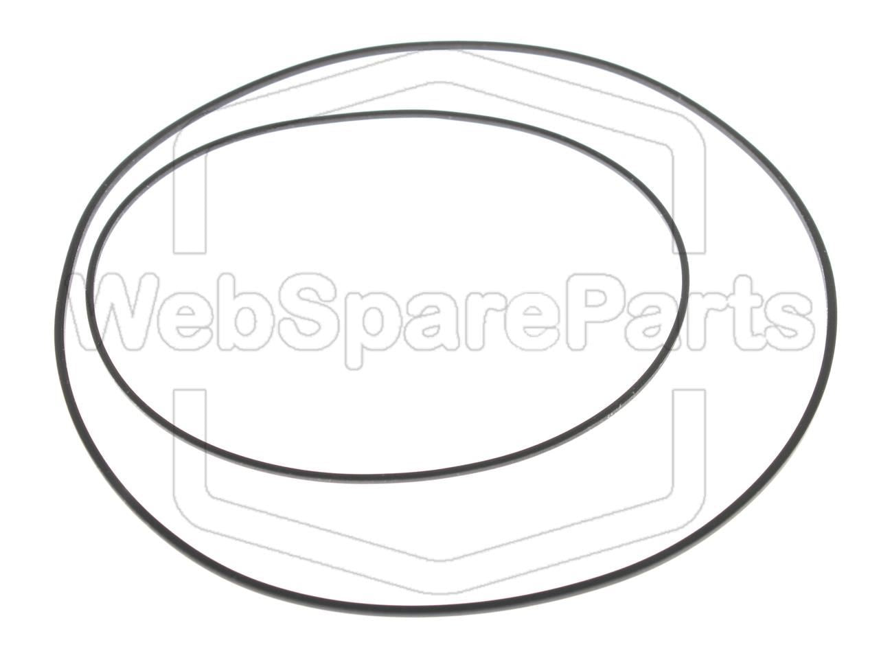 Kit de correias para rádio leitor de cassetes Philips D8803