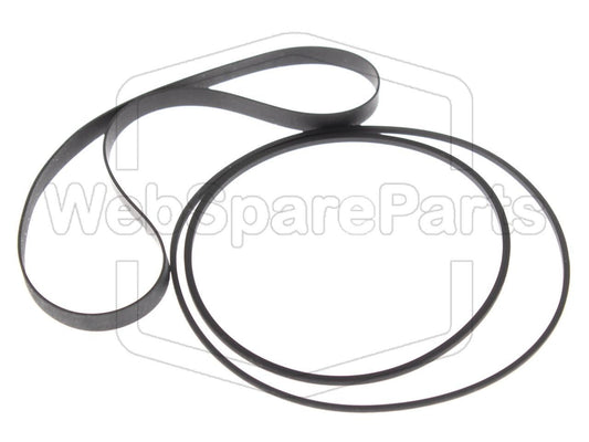Kit de correias para rádio leitor de cassetes Sony CFS-F5