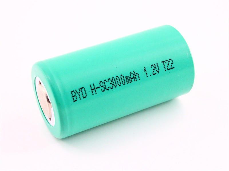 Bateria SC Ni-MH BYD-SC T22 1.2V 3000mAh [Ø22.7x43.0mm]