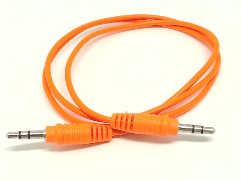 Cabo Jack 3.5mm Stereo Macho - Macho Laranja