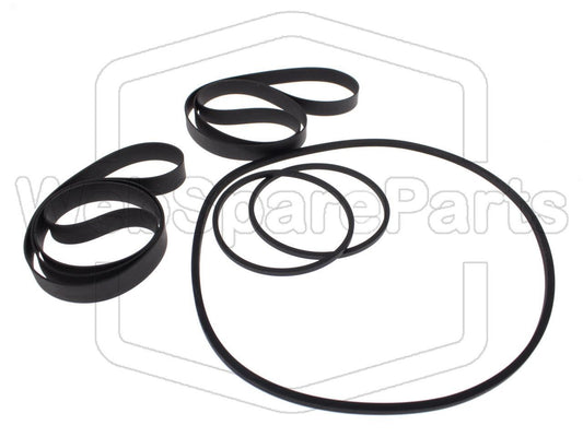Kit de correias para video gravador Fisher VBS-7000 Betamax