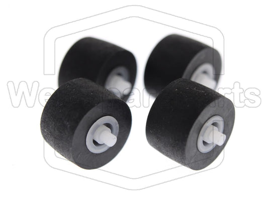Rodas de pressão (pinch rollers) para deck de cassetes duplo Aiwa NSX-MT75