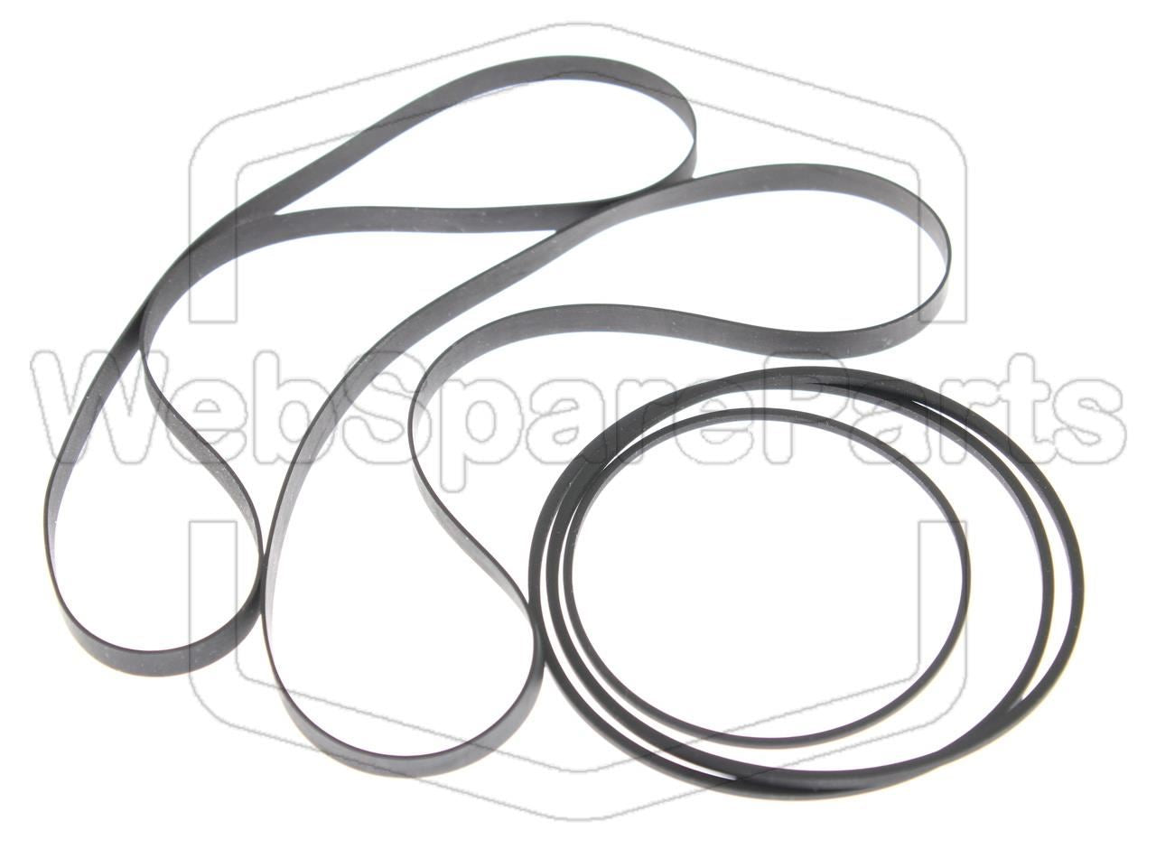 Kit de correias para rádio leitor de cassetes Sharp GF-575