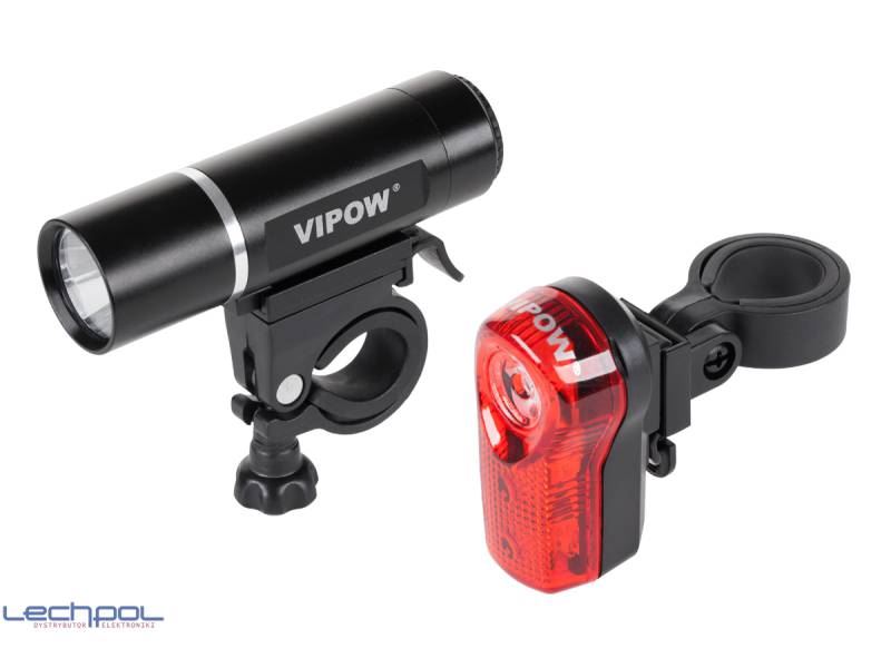 Conjunto de Luzes  Para Bicicleta & Trotinete ( Luz Frontal 3W + Luz Traseira 5W ) IP65