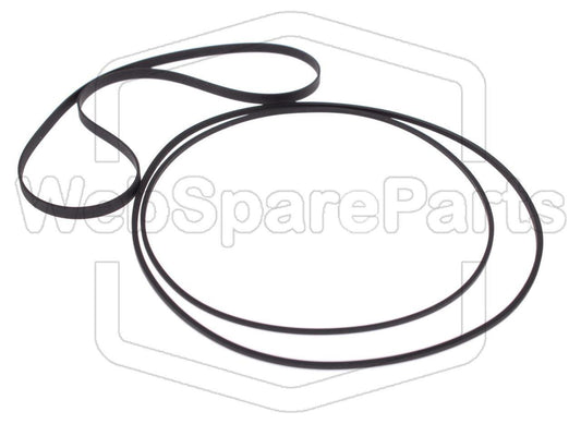 Kit Correias Para Deck de Cassetes National-Panasonic RS-612US