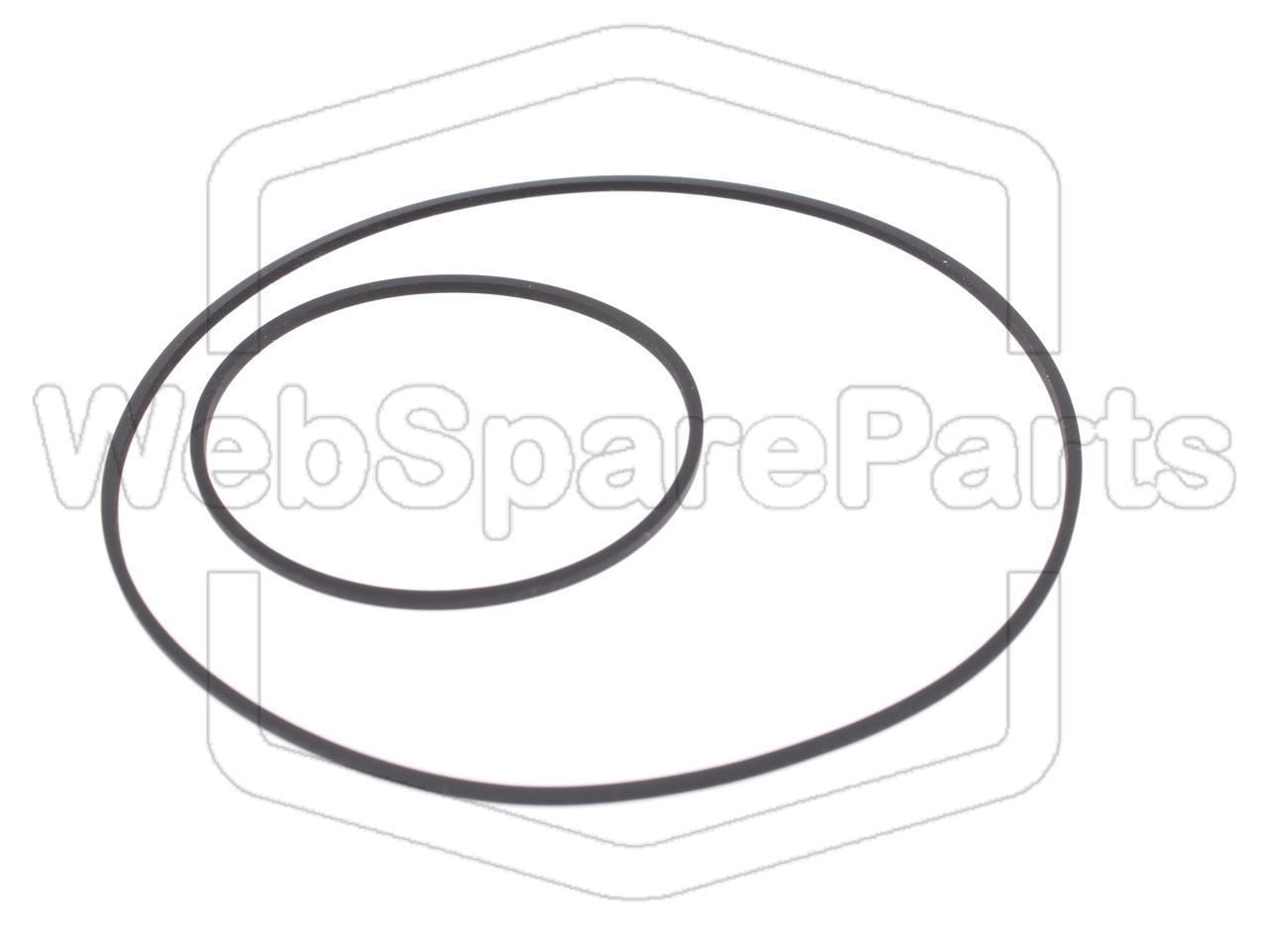 Kit de correias para auto-rádio leitor de cassetes Philips 22 RN432